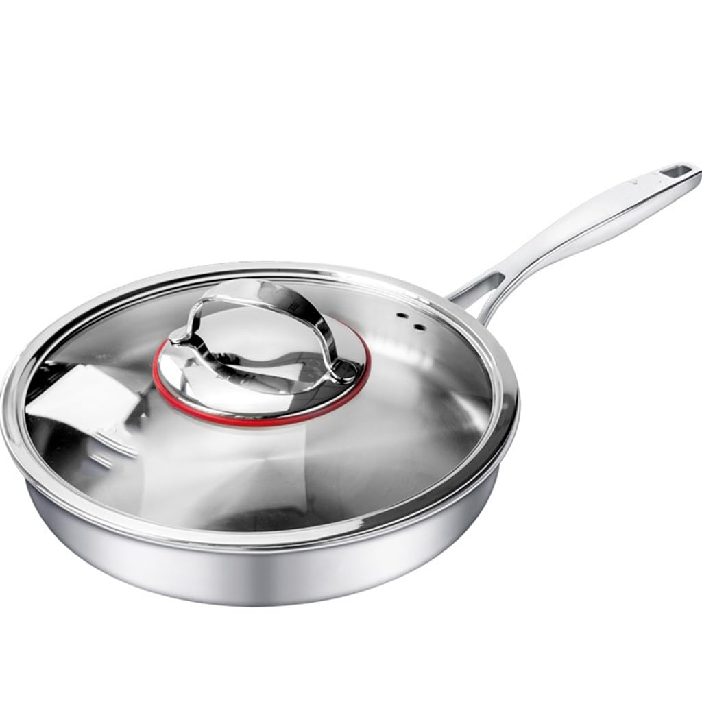 Poêle en titane non revêtue pour une cuisine saine et durable