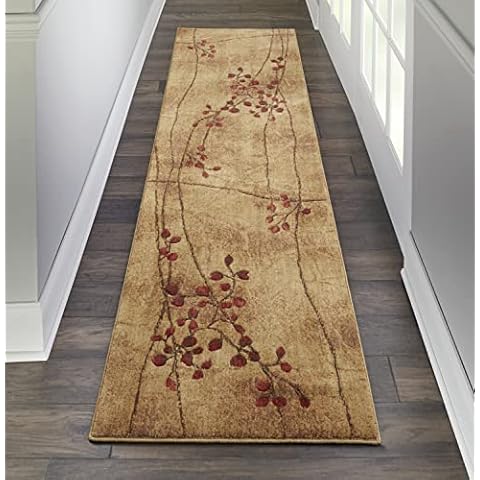 Nourison Somerset Rustic Latte 2' x 5'9'' Area--Rug, Easy--Cleaning, Non Shedding, Bed Room, Living Room, Dining Room, Kitchen (2x6) Cover