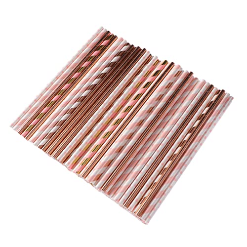 NOLITOY 150 pitillos de papel desechables para fiestas miniatura 1