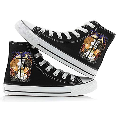Csqw Death Note High Gang Zapatillas de Lona para Zapatillas de Deporte Unisex para niños y...