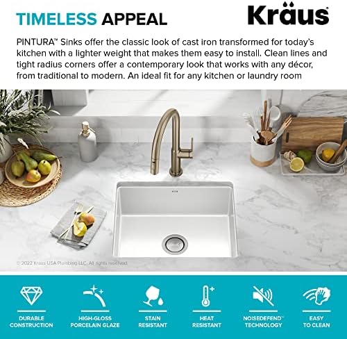 Cast iron enameled sink