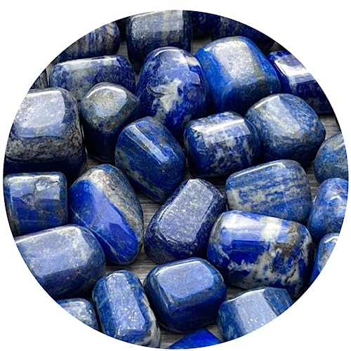 Image of GAF TREASURES 1 /2 LB Lapis Lazuli Tumbled Stones, Polished Lapis Lazuli Gemstone, Lapis Lazuli Healing Crystals (Lapis Lazuli)