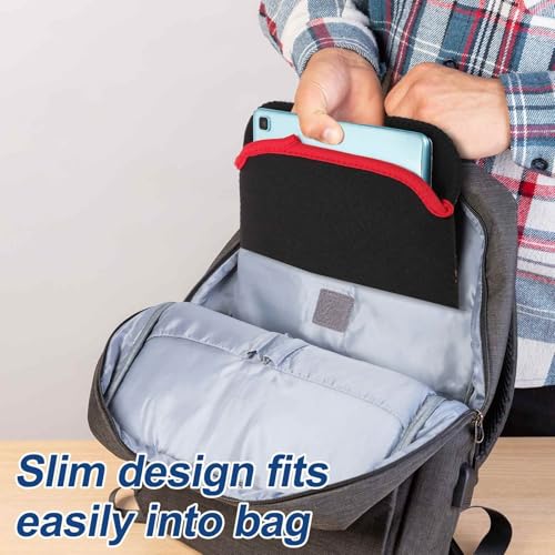Funda suave para portátil 13.3 pulgadas roja y negra miniatura 5