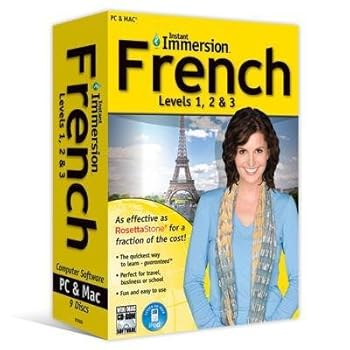 CD-ROM Instant Immersion French Levels 1, 2 & 3 [Old Version] Book
