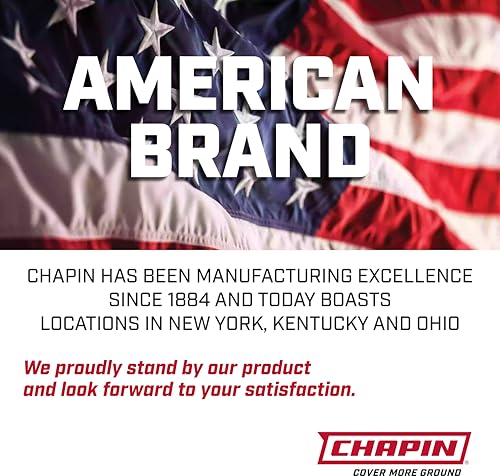 Image of Chapin 8740A: 64-Ounce Black Poly Hand Shaker Spreader for Turf, Fertilizer, Grass Seed, Salt and Sand, Year-Round Use, Large Grip Handle with 3 Openings for Pellets and Particles