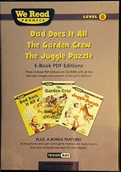 CD-ROM We Read Phonics Level 6--Dad Does It All; The Garden Crew; The Juggle Puzzle CD-ROM Book