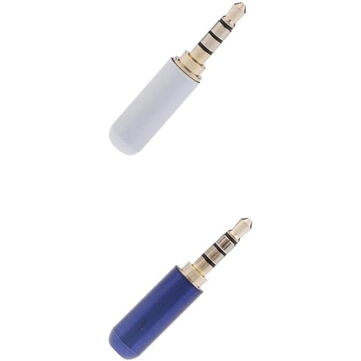 bnf 35mm 1/8 TRRS 4 Pole Male Plug A/V Solder Connector W