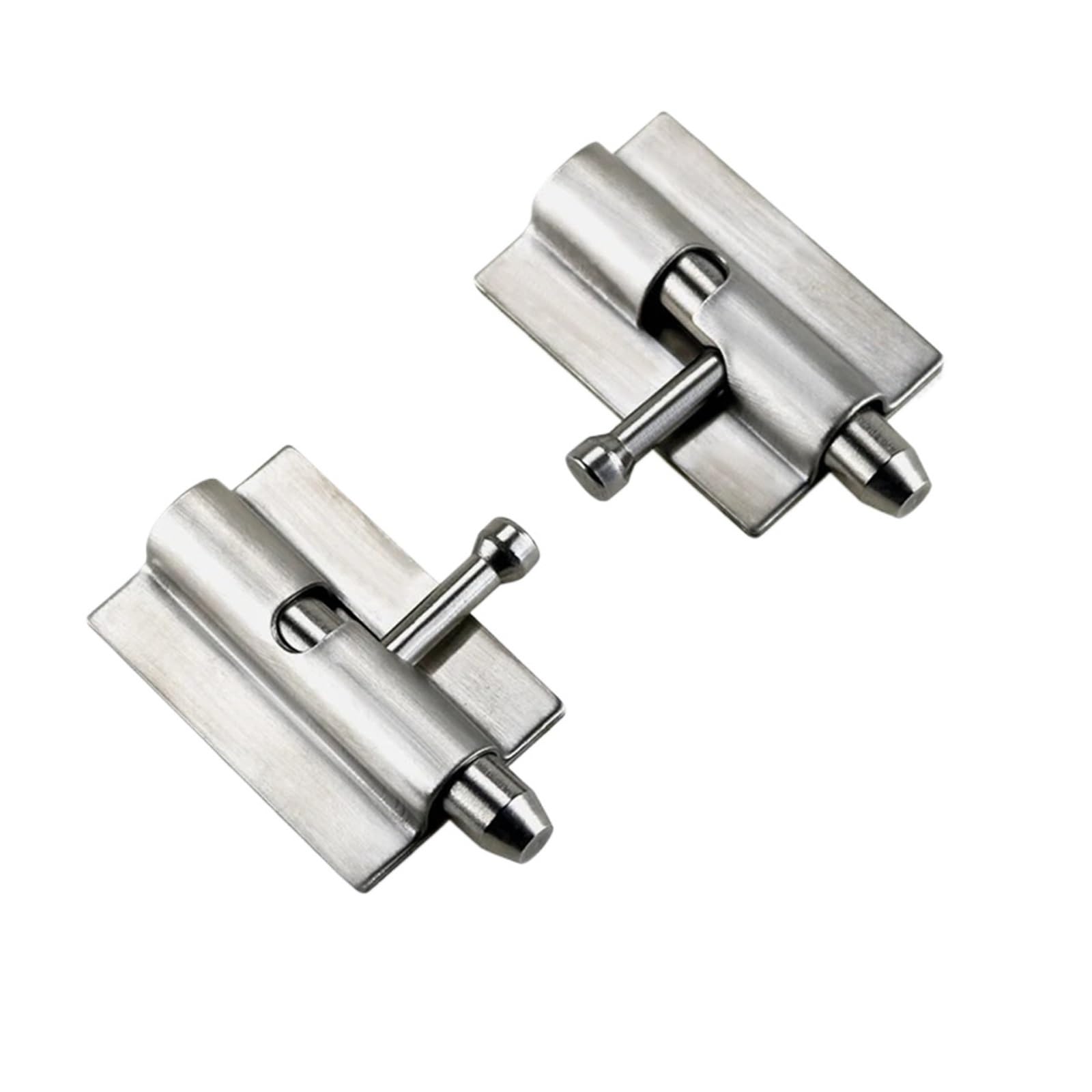 Loquet en acier inoxydable double tête avec goupille carrée robuste pour salle de bain