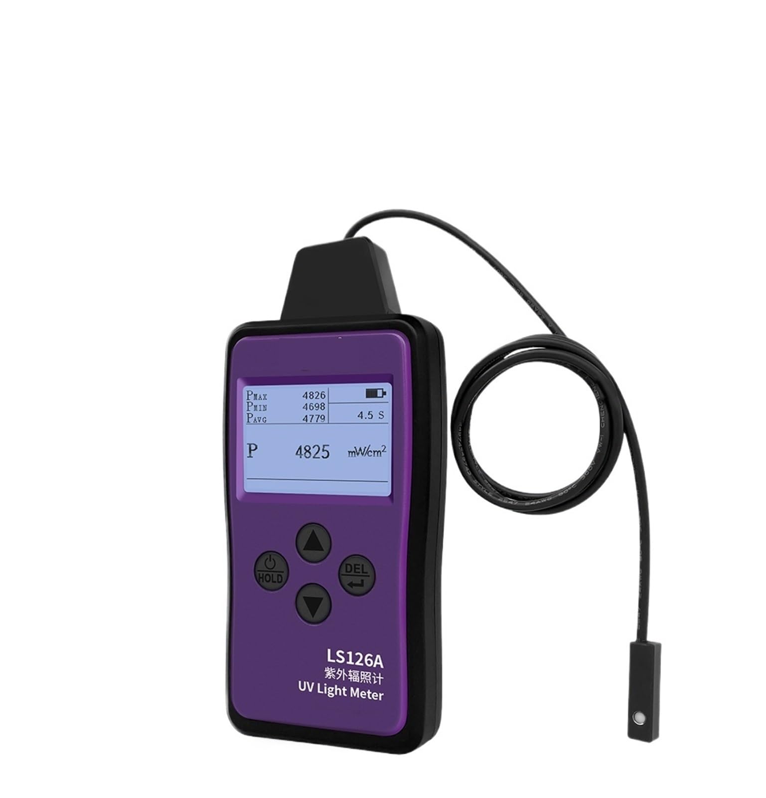 Tester UV Radiometro Misuratore di luce ultravioletta Sorgenti luminose a LED UVA Dimensioni ultra ridotte Misura energia, potenza e temperatura LS126A Ottico da laboratorio