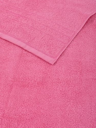 Image of Monte Carlo Essential Cotton Small Bath Towel | 340 GSM Ultra Lightweight & Quick Dry | Soft Absorbent Compact Towel 60x120 cm | Bathroom Towel for Gym, Travel & Daily Use (Soho) | Turquoise Blue