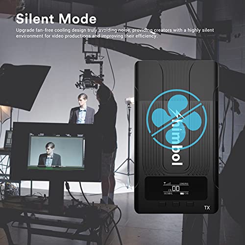 Shimbol Zolink 600S Wireless Sdi/Hdmi Video Transmitter And Receiver For Dslr Cameras, Built-In Antenna Fanless, 600Ft Long Range 0.08S Low Latency 1080P Hd 5G Wifi Video&Audio Transmission System #TOP1
