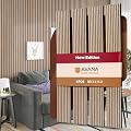 Avana Acoustic Wood Wall Panels – 93.2x11.25 Inch Panels – Fits 94x12 Layout – White Oak Acoustic Panels 4 PCs – Wall Panels for Interior Wall Decor for Homes, Offices – Durable Wood Panels for Wall