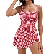 Blooming Jelly Womens One Piece Swimsuit with Swim Skirt Modest Swim Suits 2026 Slimming Bathing ...