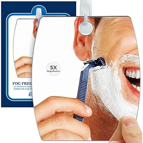 Espejo de Aumento Antivaho para Afeitado y Maquillaje de The Shave Well Company Cover