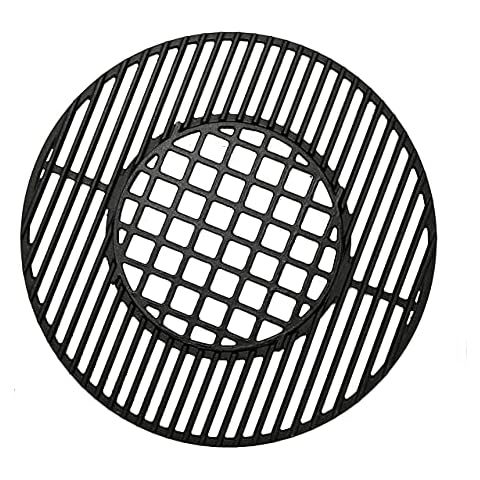 Votenli C883E Cast Iron Cooking Grid Grates Replacement for Weber 22.5 inches One-Touch Silver, Bar-B-Kettle, Master-Touch and One-Touch Cover