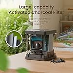 TOPZEE Electric Compost Bin for Kitchen, 3L Smart Countertop Composter with Odorless Auto-Cleaning, Low Noise, Turns Food Waste to Fertilizer in 4 Hours, for Indoor Home Use, Black - Image 4