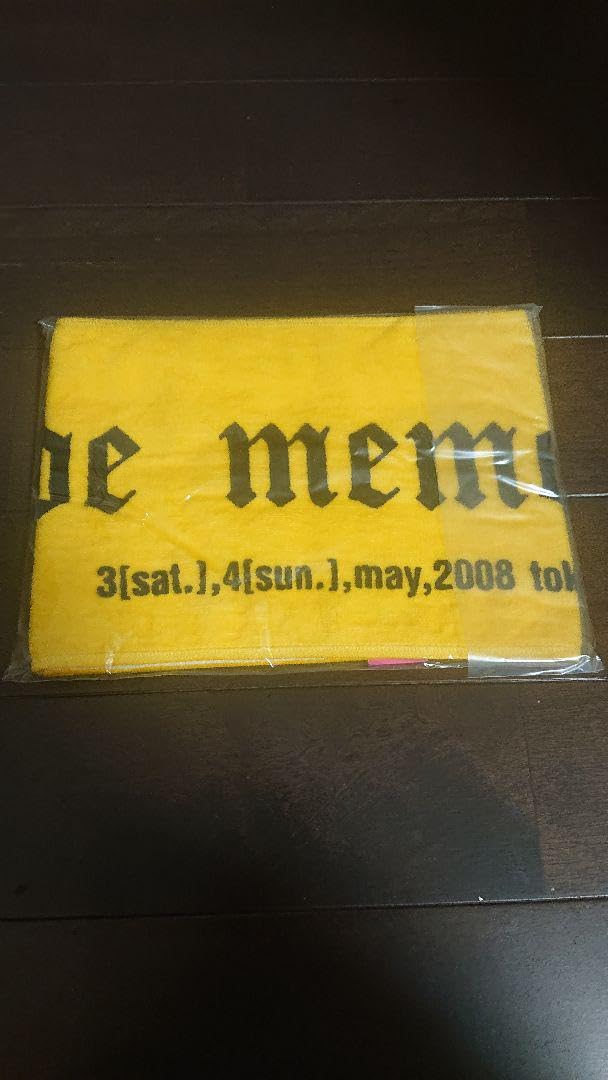 hide memorial summit マフラータオル 黄×黒 Amazon.co.jp: hide memorial summit マフラータオル 黄色×黒