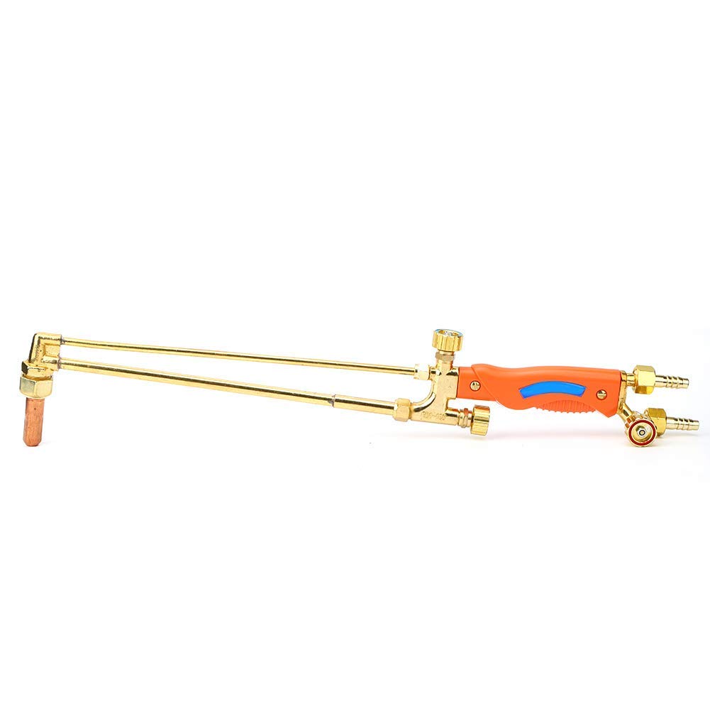 Fafeicy Cannello Taglio Cannello per Saldatura Utensile per Taglio del Gas In Acciaio Tubo Dell'Iniettore per Ossigeno/Acetilene Adatto per Cantieri Macchinari