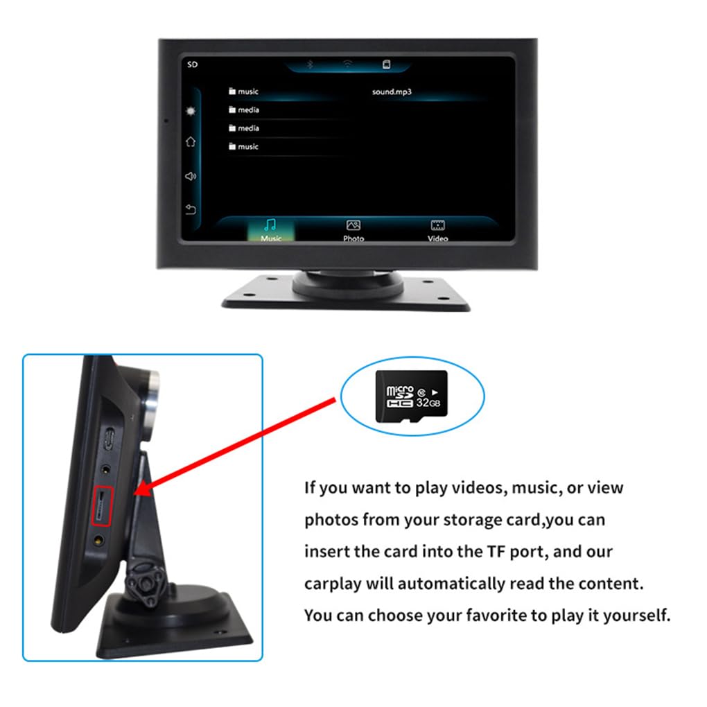 Box Carplays portatile V1 Box Carplays wireless con schermo per auto e per auto Opzioni di visualizzazione per Schermo per Carcarplay V1 wireless