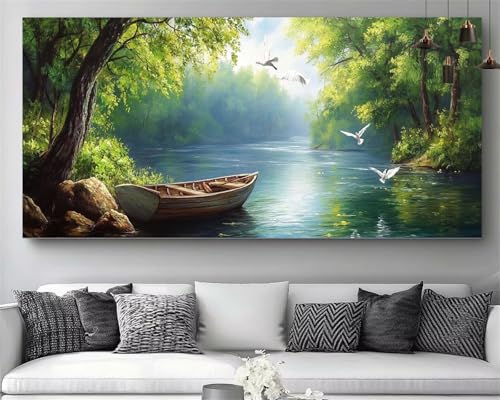 Cuadros de pintura por números con diamantes: crea tu propio refugio de paz natural
