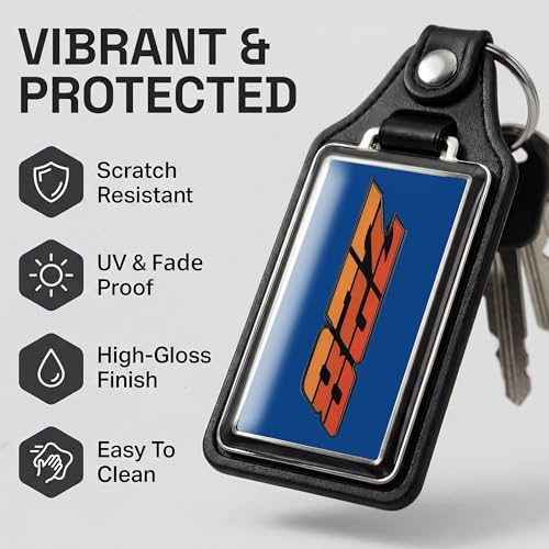 Image of Brotherhood Car Key Chain for Camaro - Classic Models Keychain for Men and Women Gift Key Ring - -
