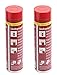 Produktbild PEARL Löschspray: 2er-Set Feuerlösch-Sprays für Küche & Haushalt, 600 ml, 5A 21B 5F (Feuerlöschhilfe)