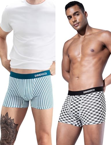 Men's Regular Fit Supima Modal Solid Trunks Pack of 3 | Men's Underwear, Trunks for Men, Underwear for Men, Boxer Underwear for Men, Stretchy Fabric, Anti-bacterial and Microfibre Waistband
