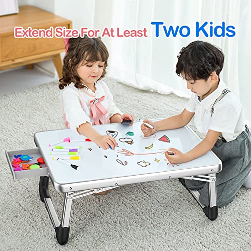 Laziiey Lap Desk Kids Dry Erase Board For Kids Art Table Foldable Play Table For Toddler Drawing Activity Homework (24" X 16") #TOP1