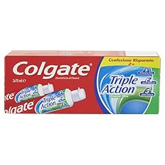 Colgate Triple Action, Dentifricio, Confezione da 2 x 75 ml