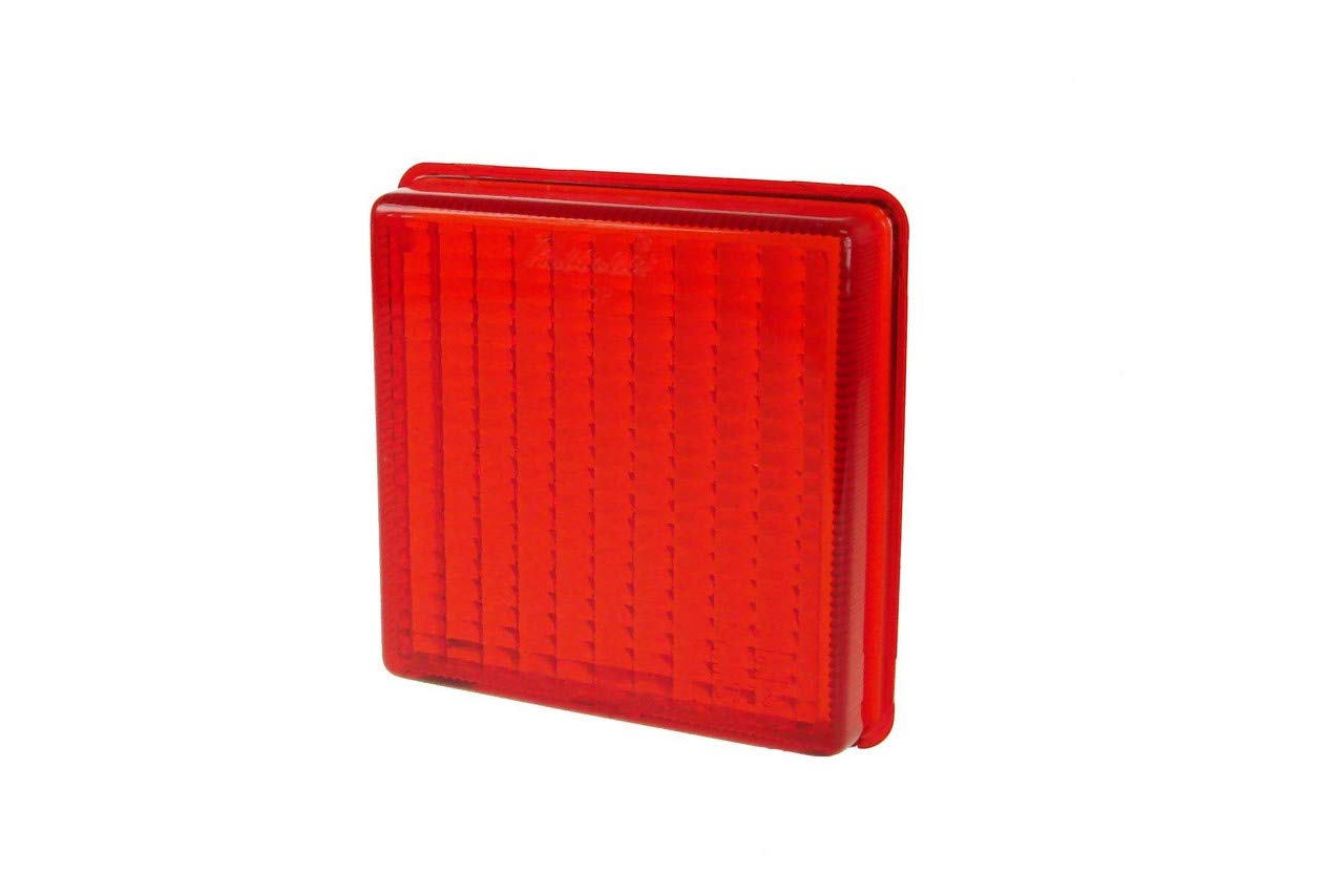 Fog Light Lens Only, Suitable for Ifor Williams, Genuine, Square, Rubbolite, Maypole,