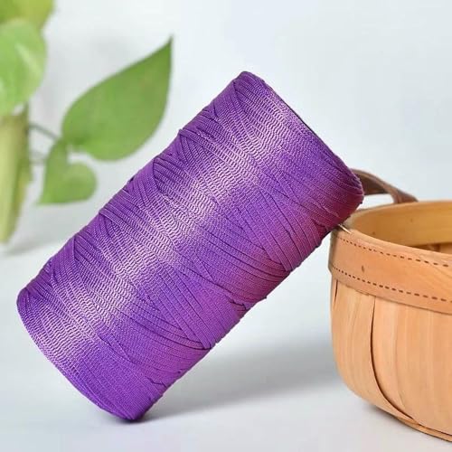 Hilo de Seda de Hielo de Verano (250 g/Rollo, 2,5 mm), Ideal para Tejer a Mano, Bolsos, Zapatos, etc.