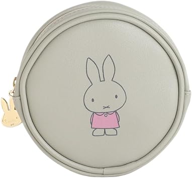 GreenFlash Miffy Round Pouch, Gray BM-459