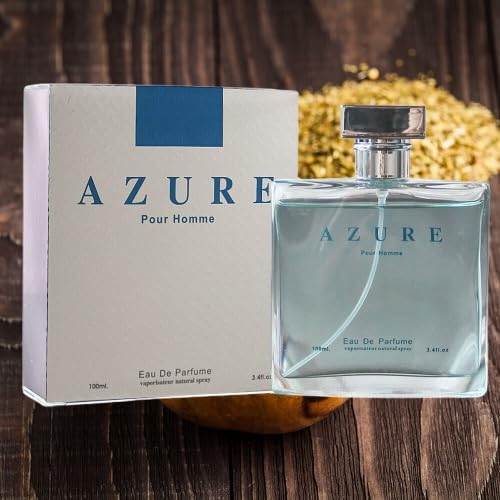 Amazon.com : Azure Pour Homme Eau de Parfum Woody Spicy fragrance