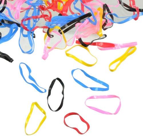 Jeval Elastics Bobble Hair Bands Elastic Ponytail Stretchy Ties Hairband Women Accessories (5 paket)