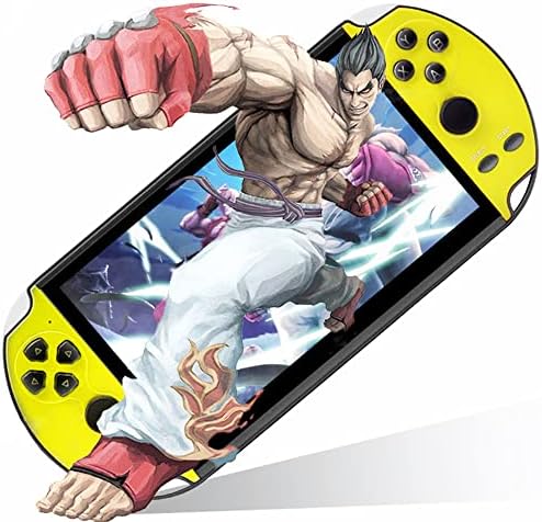 EJEFF AILINDI Toys Kids Games Handheld Games for Kids Large Screen Preloaded HD Classic Retro Gameboy tendo USB Rechargeable Electronic Game Player Birthday (GB50) (Yellow)