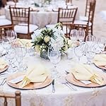 MCEAST Satin Cloth Napkins and Napkin Rings Set of 8, Smooth Fabric Table Napkins and Napkin Holder for Wedding, Birthday Dinner Party, Family Gatherings, Table Decor (Ivory, 17 x 17 Inches) - Image 5