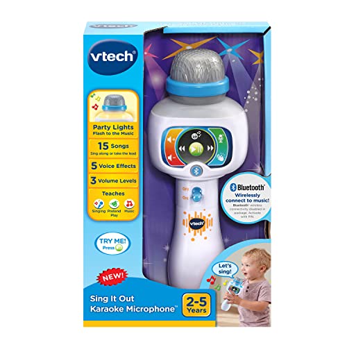 VTech Sing It Out Karaoke Microphone, White - image 7