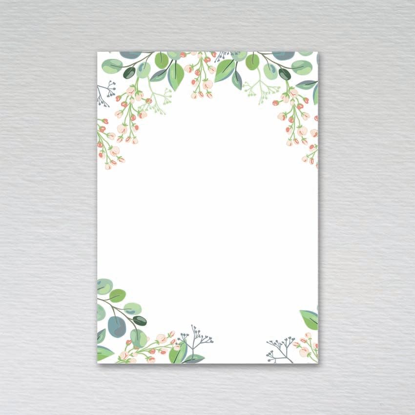 Webspectations Pack of Blank Cards: Eucalyptus (Pack of 50 without Envelopes) โ image 1