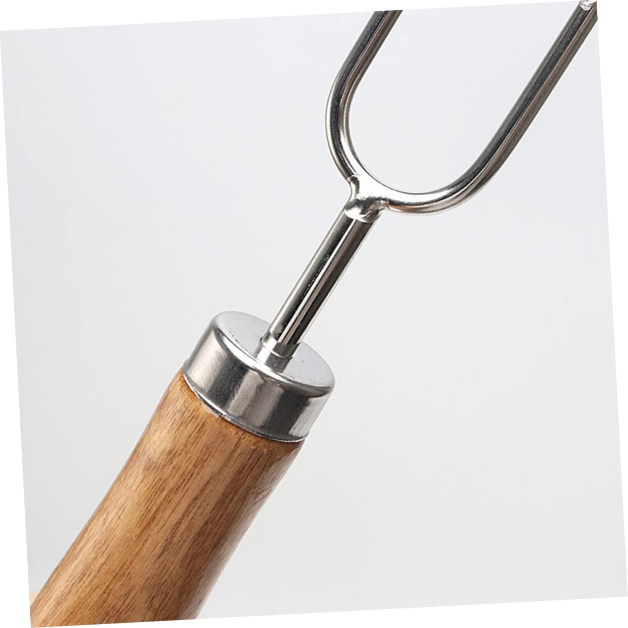 Spiedini Barbecue in Acciaio Inossidabile, 10 Pezzi | Impugnatura in Legno, Borsa per Riporli, per Grigliate Outdoor e Barbecue