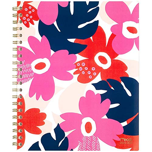 Academic Planner 2020-2021, Mead Weekly & Monthly Planner, 8-1/2" X 11", Large, Islander Floral (1384F-905A) (1384F-905A-21) #TOP16