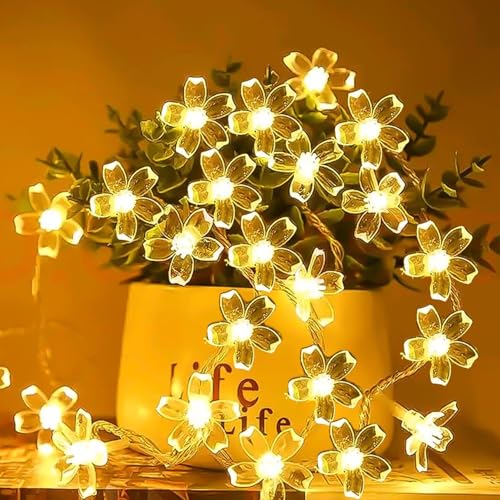 Party Propz Flower Lights for Home Decoration - 4m, 14LED String ...