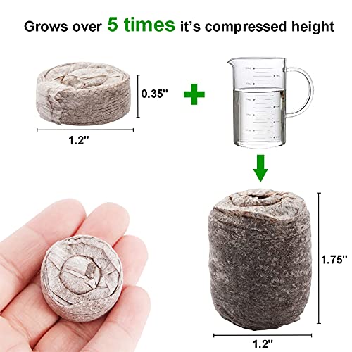 Nutroeno 200 Pcs (30Mm) Peat Pellets For Seedlings thumb #1