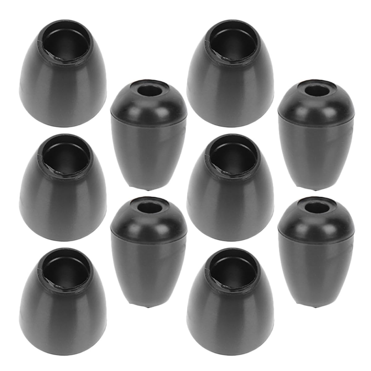 Silicone Earbud Replacement Tips 5 Pairs Soft Rubber Covers Compatible with in-Ear Headphones for Comfortable Fit and Noise