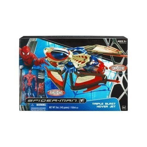 スパイダーマン トリプルブラスト ホバージェット Hasbro 2007 Spiderman Triple Blast Hover Jet Hasbro 2007 Collectable