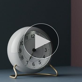 Amazon.co.jp: ARNE JACOBSEN 置き時計 目覚まし時計 11cm 北欧