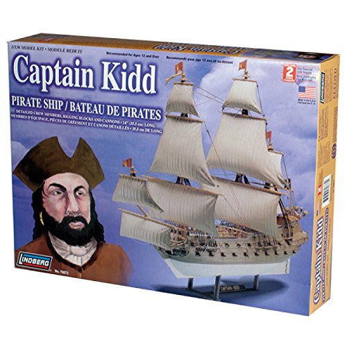 Lindberg 1/130 scale Captain Kidd Pirate Ship