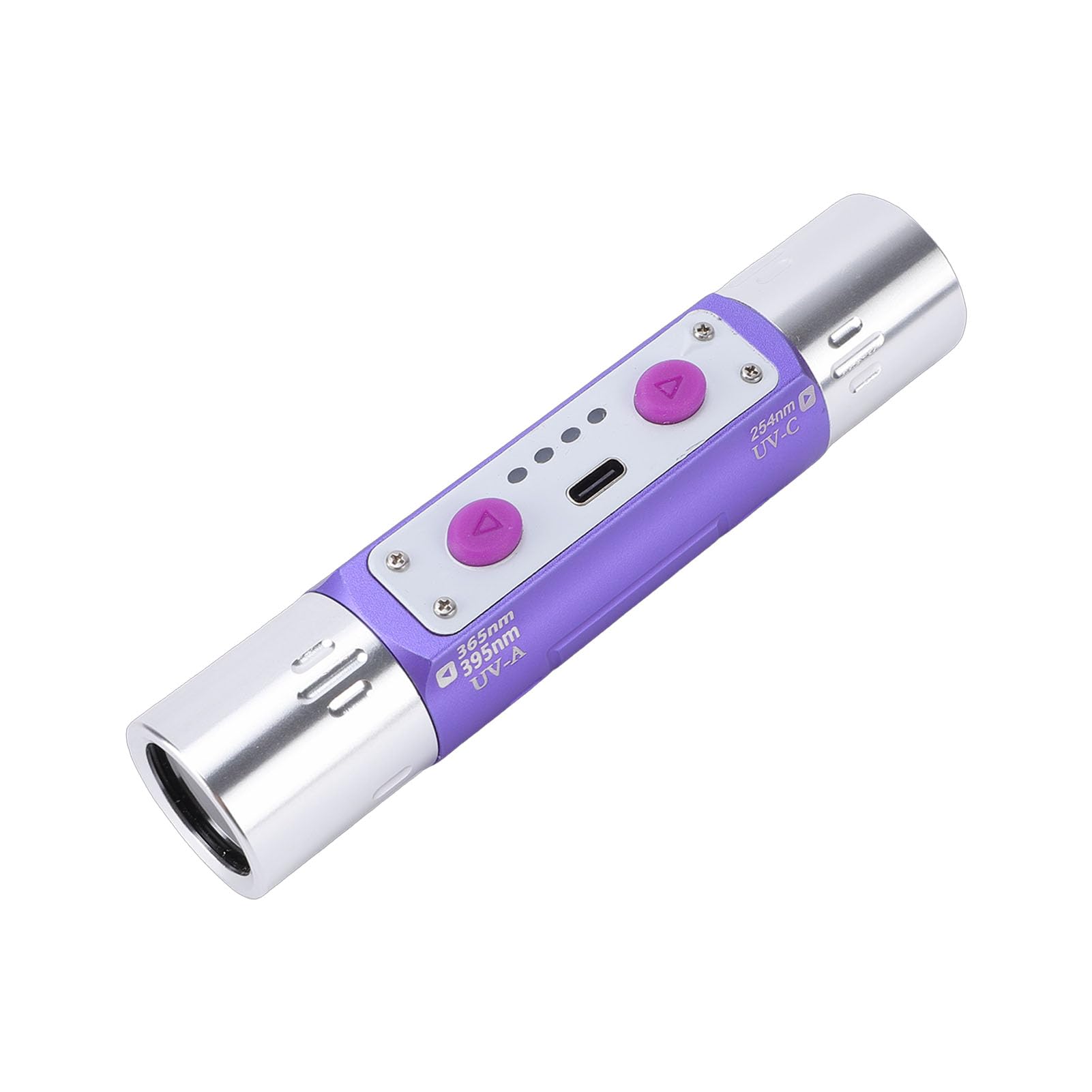 MAJONMMERD 365nm 395nm Flashlight, Appraisal Light Detector Lamp Gemstone Identification Tool with 2000mAh Battery for Counterfeit Detection Mineral Inspection Authenticity