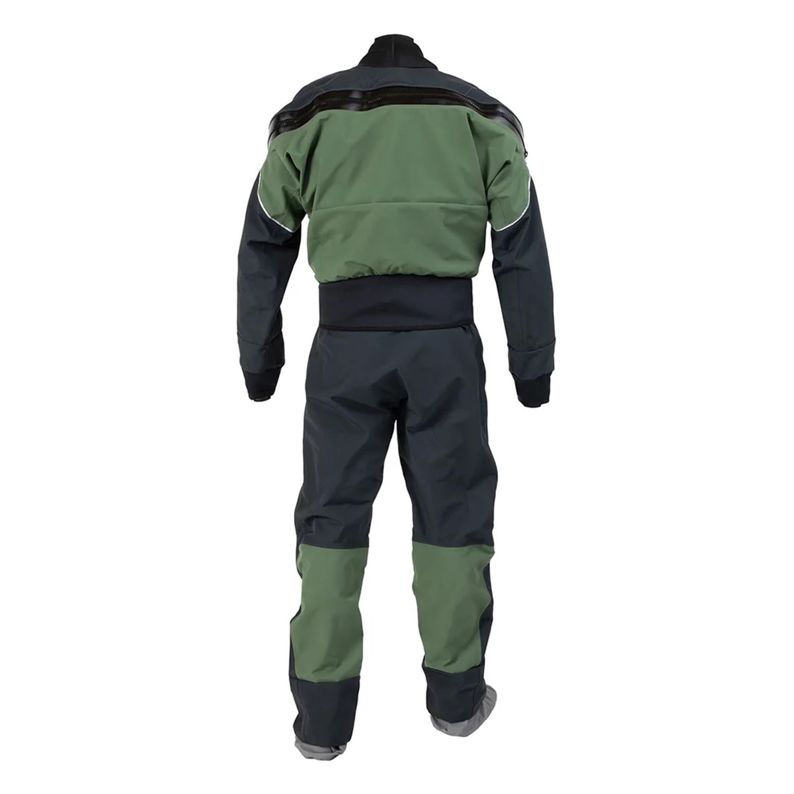 Trockentauchanzug 4-lagiger wasserdichter Kajak-Trockenanzug for Männer, einteilig, mit Latexdichtung for Driften