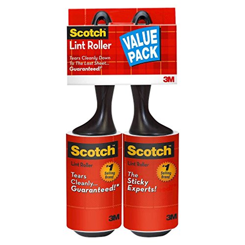 Scotch-Brite-Everyday-Clean-Lint-Roller200-Sheets-Total-2-Pack Scotch-Brite Everyday Clean Lint Roller,200 Sheets Total, 2 Pack - Image 1