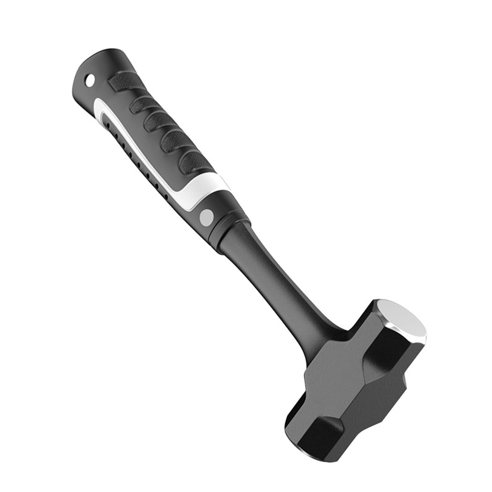 Buxuaaaa 2Lb Octagonal Hammer Hammer Wall Smashing Tool Heavy Construction Site Multifunctional Shock Absorbing Tool Nonslip Handle
